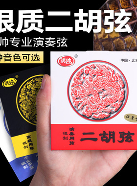 银质二胡弦镀银二胡琴弦银丝缠弦专业演奏二胡琴内外弦套装配件