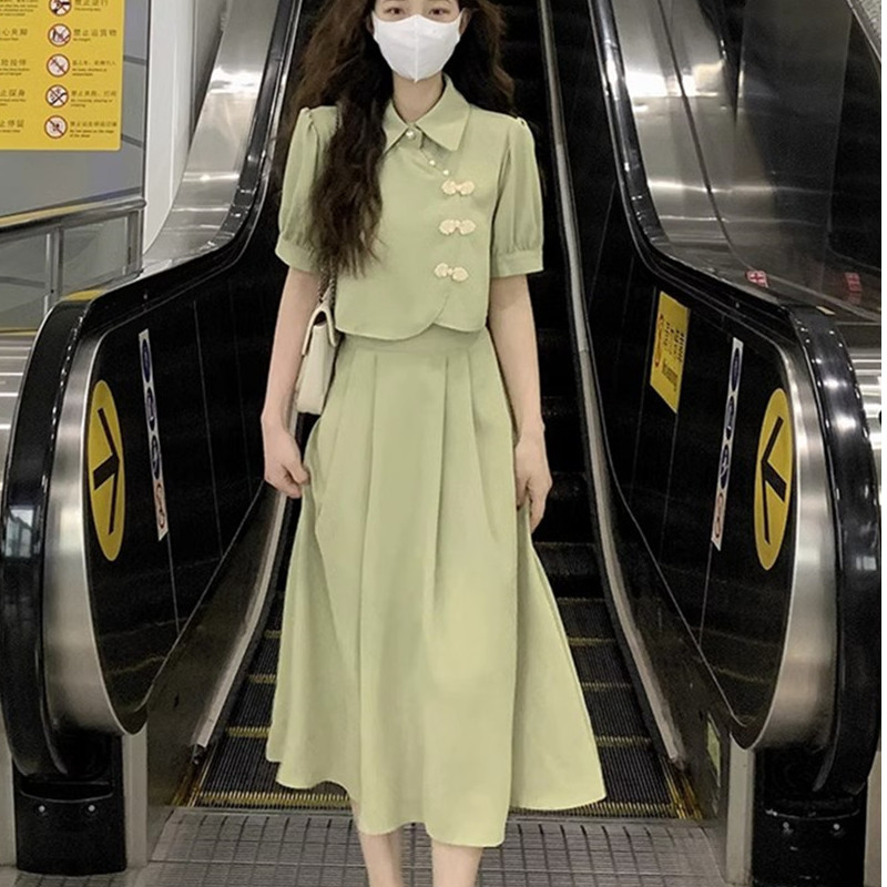 夏季新款新中式少女学院风学生礼