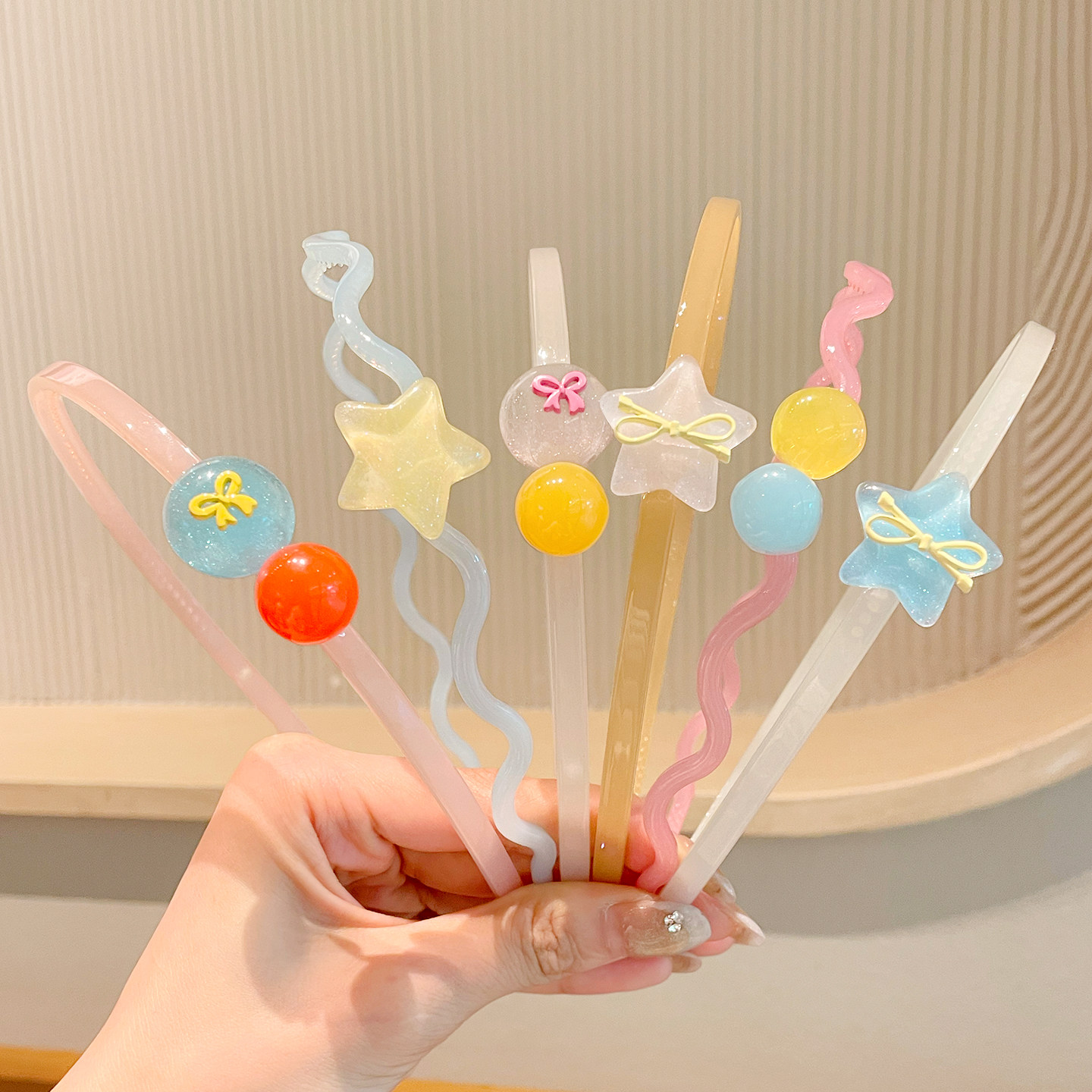 夏季女童防滑不勒头刘海发箍