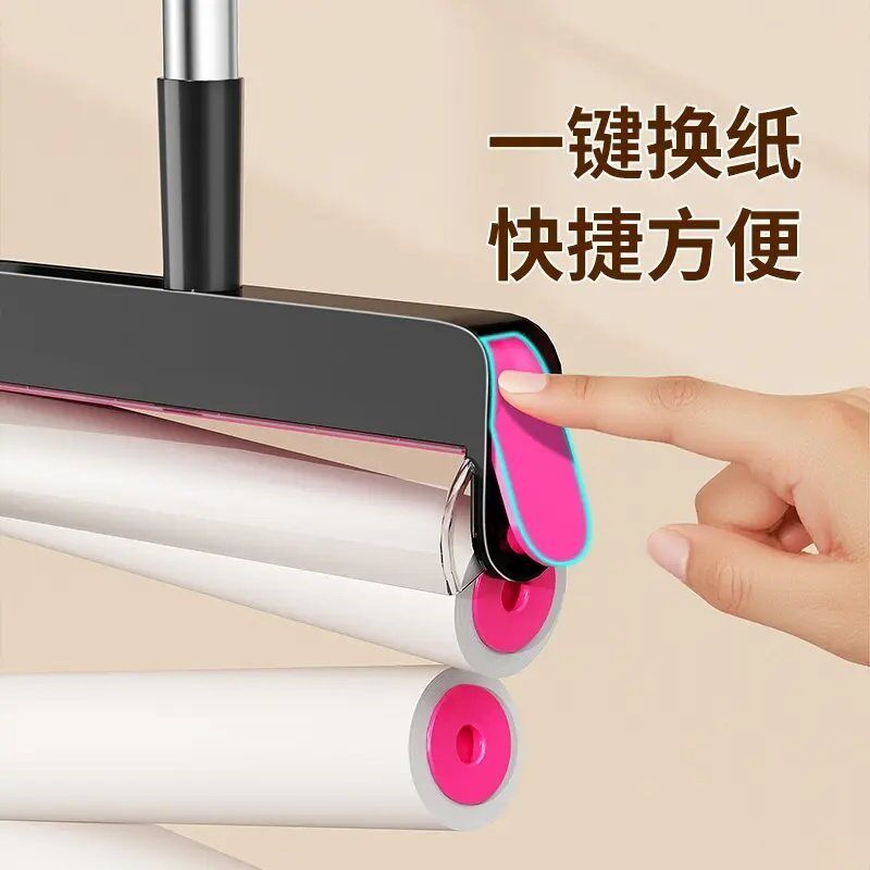 懒可粘毛器滚筒床上滚刷衣服除毛筒卷毛刷替换强力粘毛器滚刷宠物