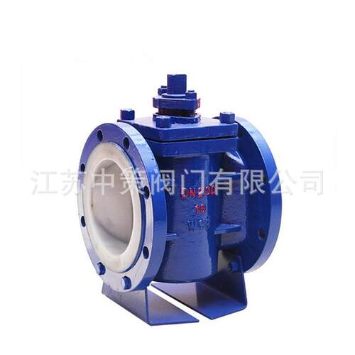 二通衬氟旋塞阀X43PO-10C X43F46-10C X43PFA-10C X43PFA-16C
