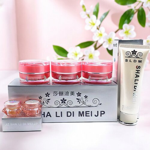莎丽迪美三合一套装洁面乳植物营养活性精华滋润隔离霜保湿护肤品