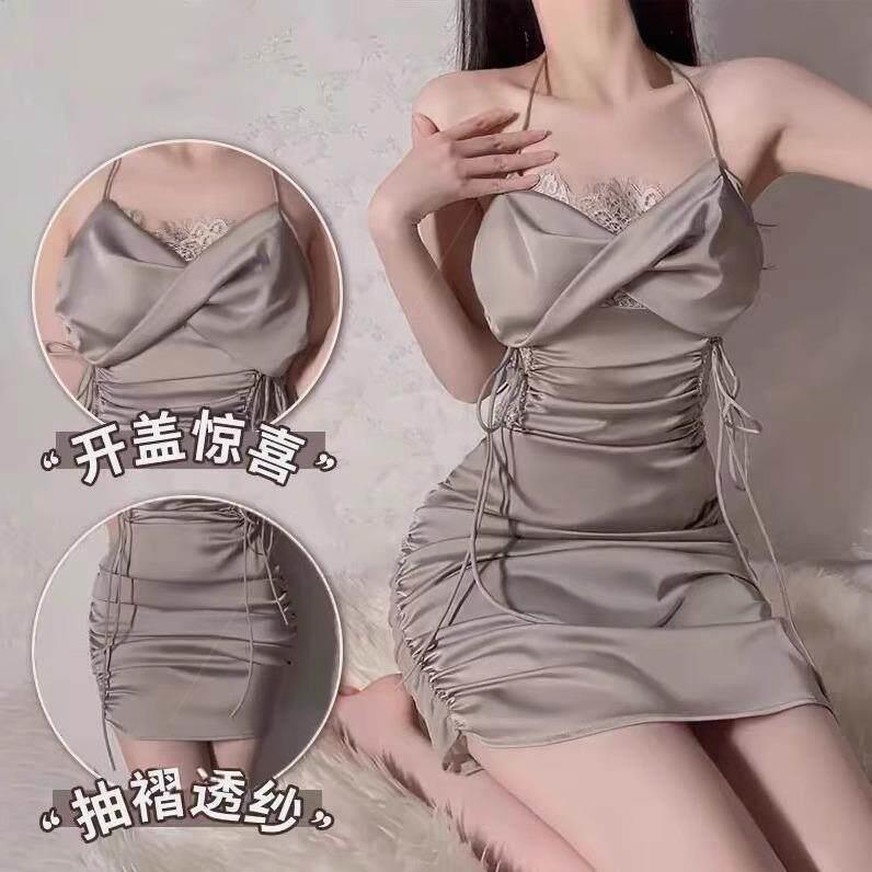晴趣内衣性感火辣大码胖mm诱惑房事高级感睡衣女包臀qqny盖奶睡裙