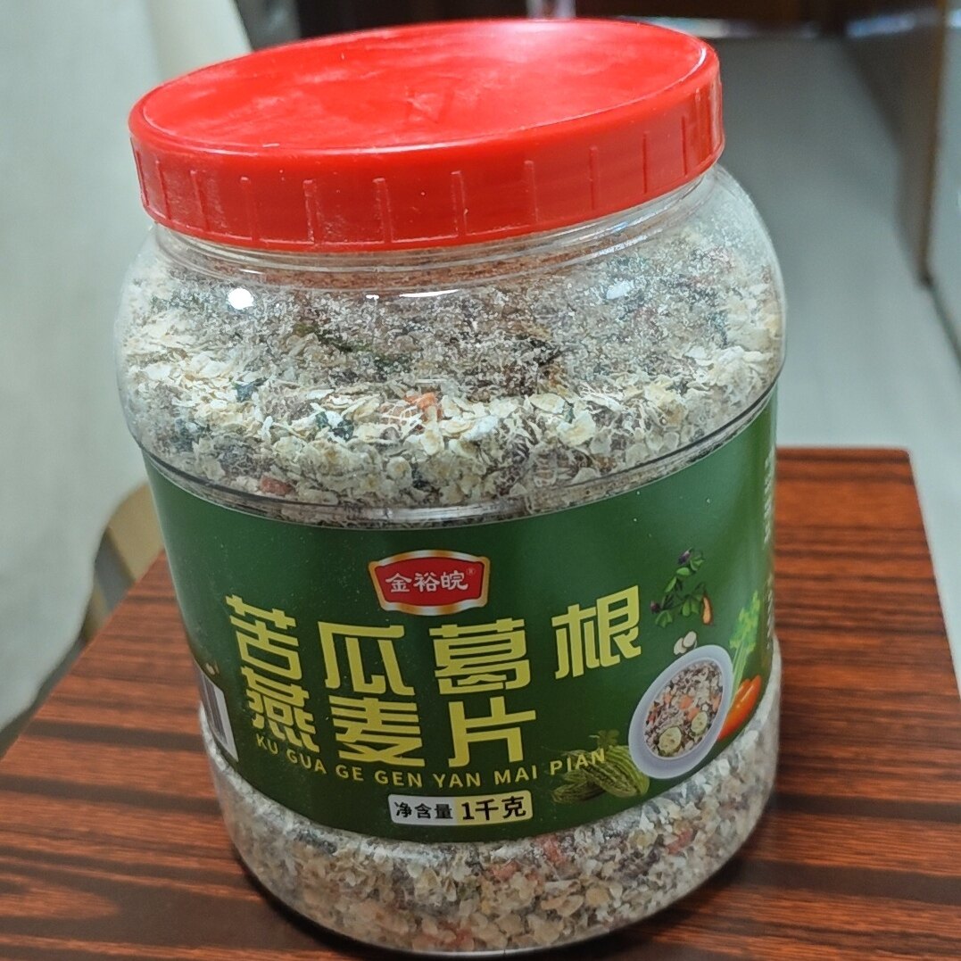 苦瓜葛根燕麦片原味免煮速溶无蔗糖早餐中老年上班营养代餐速食品