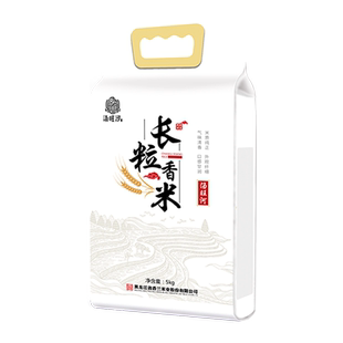 黑龙江东北大米南五常北汤原 长粒香米5kg 真空小包装当季新米