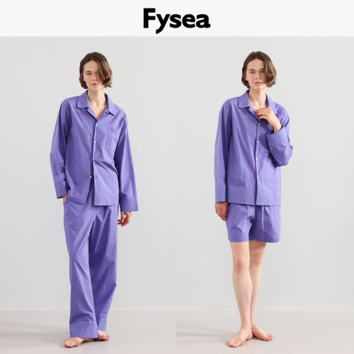 Fysea银河紫条纹家居服套装