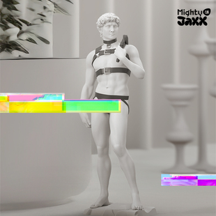 现货MightyJaxx欲望之境：大卫的觉醒正版雕像成人手办盲盒摆件