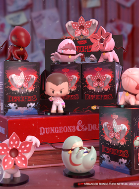 现货MightyJaxx怪奇物语系列盲盒第一代限定正版授权潮玩礼物模型