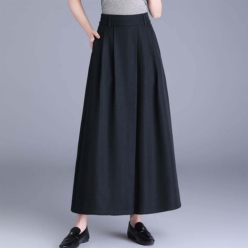 官方品牌时尚阔腿裙裤女2026春夏季新款西装裤显瘦半身裙九分休闲