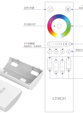 Ltech LT-BUS雷特控制器2.4G无线遥控器恒压恒流无线接收器控制器