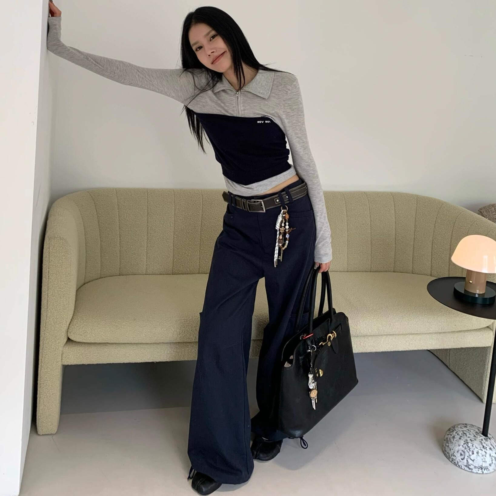 设计师品牌~腊肠狗工装裤