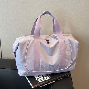 法国品牌扩容短途旅行包可上飞机大容量短途行李包健身包女高级感