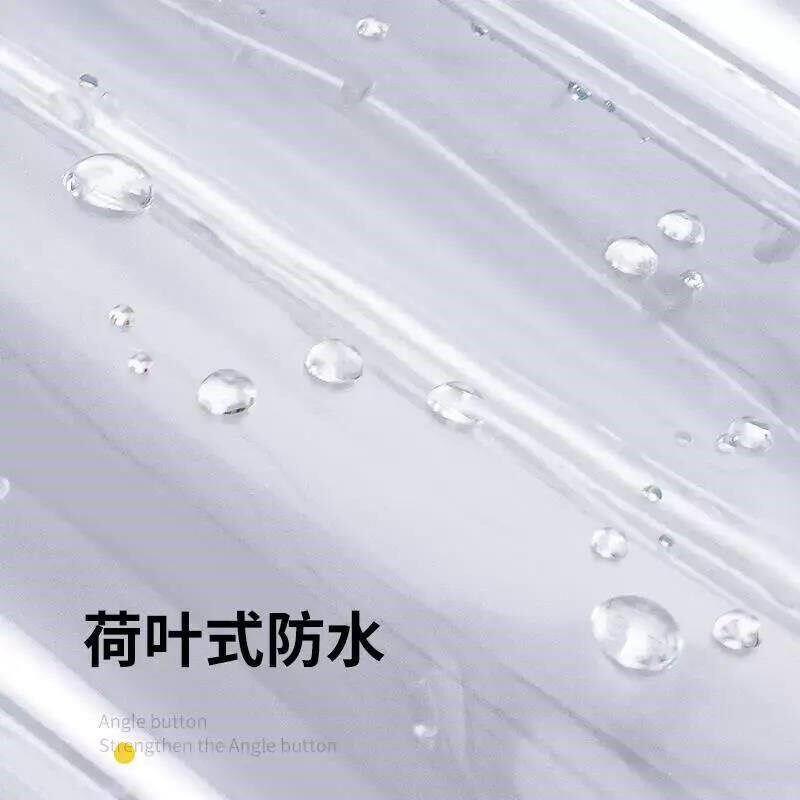 速发家用防水罩防楼上晒衣服滴水台pvc软玻璃防雨器户外晾衣架遮