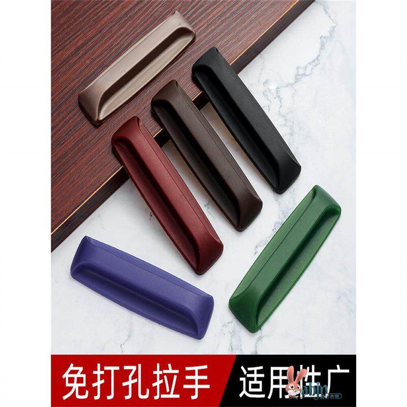 速发无冲孔吸盘门把手冰箱衣柜橱柜抽屉玻璃把手推拉门小把手厨房