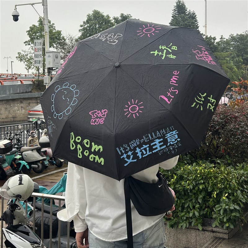 速发【小瓜呆雨伞车】ea艾拉主意应援伞