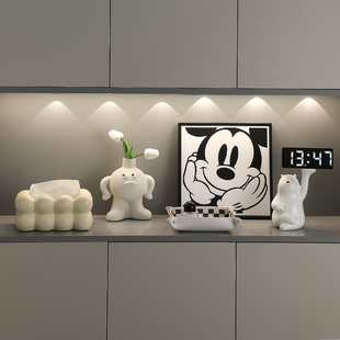 速发件户入门口玄关装饰摆收入纳盒家用放收纳轻奢高档花