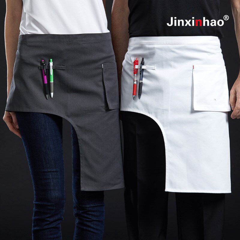 速发厨师围裙腰性餐饮专用服务员围裙工作围裙半身男围个厨房半围