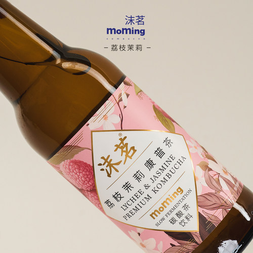 kombucha发酵茶饮沫茗康普茶低糖