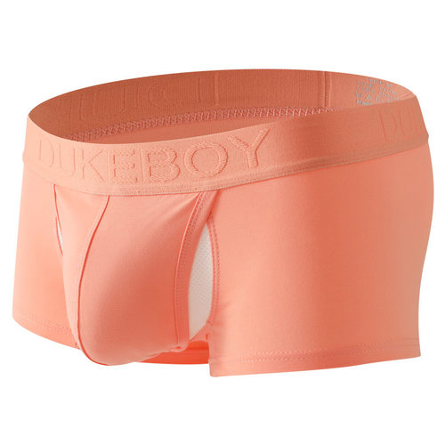 枪弹分离男士内裤中腰棉质平角内裤青少年太空舱透气双侧开口底裤