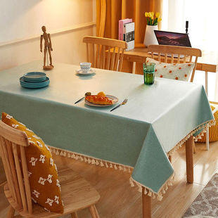 钟爱一生TPU桌布防水防油桌垫餐桌布北欧风茶几垫防烫免洗长条会