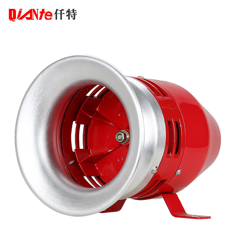仟特高分贝MS-390风螺马达报警器12v24V220V电动警报喇叭蜂鸣器DC