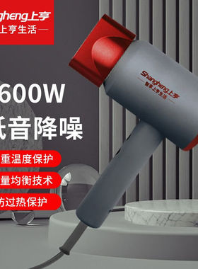 上亨（shangheng）吹风机大风力吹风机柔风低噪负离子恒温护发家