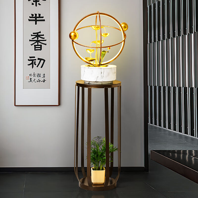 居如家（JURUJIA）流水摆件循环水新房客厅乔迁新居礼物办公室桌