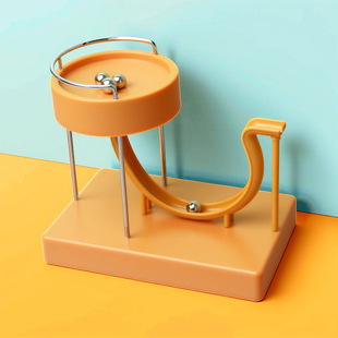 解压钢珠永动机逗猫玩具磁力小球循环动力桌面循环艺术摆件永动球