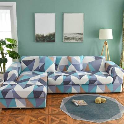 1/2 pieces Sofa Cover Set Geometric Couch Cover Elastic Sofa