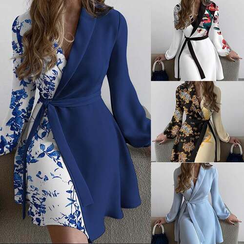 Formal dress for women long sleeves autumn ladies Dresses 女