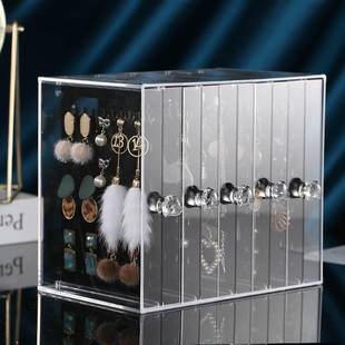 Jewelry storage box Necklace earrings earrings earrings earr