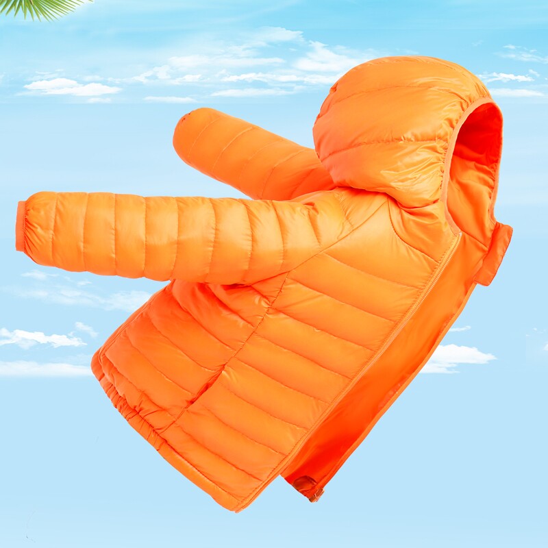 儿童男女童轻薄款棉服童110-160秋冬超轻超柔羽绒棉外套韩版棉衣