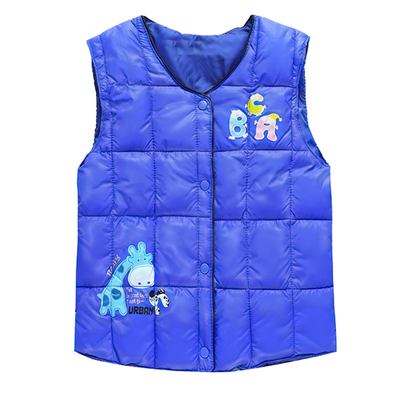 秋冬新款儿童马甲羽绒棉棉服中小大童男女童装马夹保暖背心坎肩