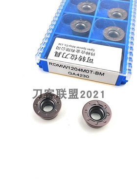 厦门金鹿R6铣刀片RDMW1204MOT-PM RDMW1204MOT-BM GA4225 GA4230