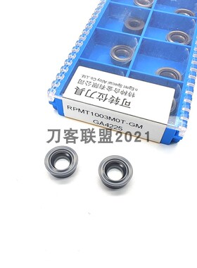 厦门金鷺R5数控刀片RPMT1003MOT-GM GA4225 GA4230 钢件 不锈钢