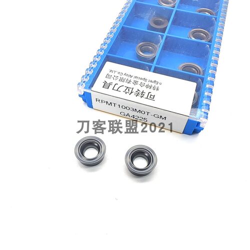 厦门金鷺R5数控刀片RPMT1003MOT-GM GA4225 GA4230 钢件 不锈钢