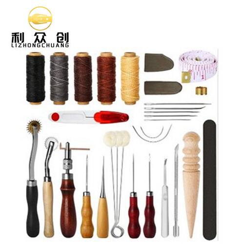 31维修新款上市Pcs菱工具安装套装DIY手缝皮革斩手艺工艺套装工具