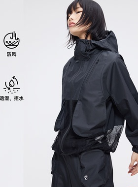 【防风防泼水】UPON PRO 户外穿搭 网眼涉水连帽外套长裤套装