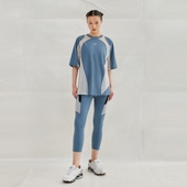 套装 UPON PRO夏抗菌网纱拼接宽松透气健身运动瑜伽服健身裤 女