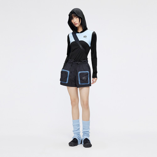 UPON PRO 户外穿搭 新品3D口袋多功能撞色运动短裤女