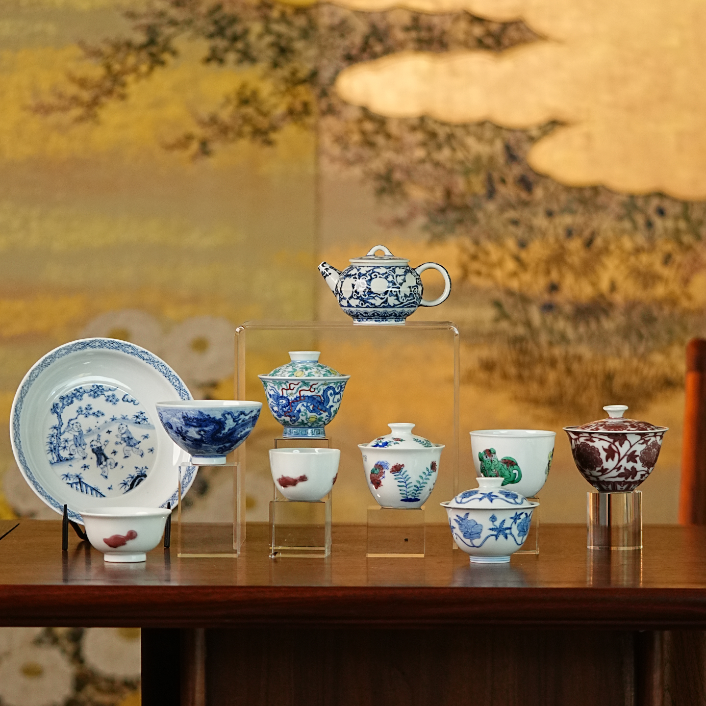 宛玉瑕不掩瑜盖碗杯子壶