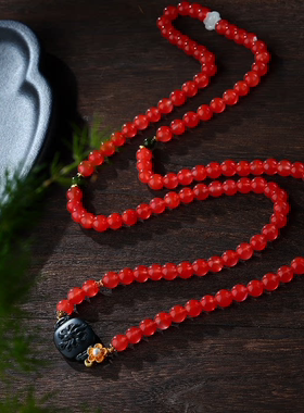 【荃之道】瑞卡希-保山南红念珠（108P）13181/多样性发其一