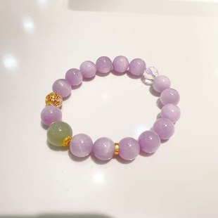 瑞卡希| 【柒柒】[芙影凝华]S925紫锂辉设计款手串/多样性发其一