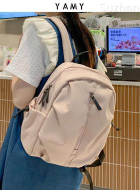 花曦家双肩包女小型旅行大学生旅游包小背包百搭2023新款女士书包