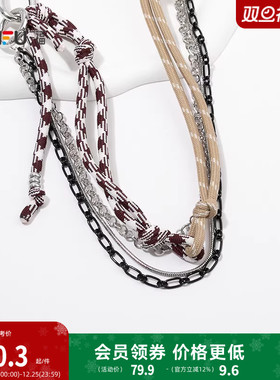 三福游牧风银扣腰链单条 时尚个性潮流氛围小众首饰配饰850088