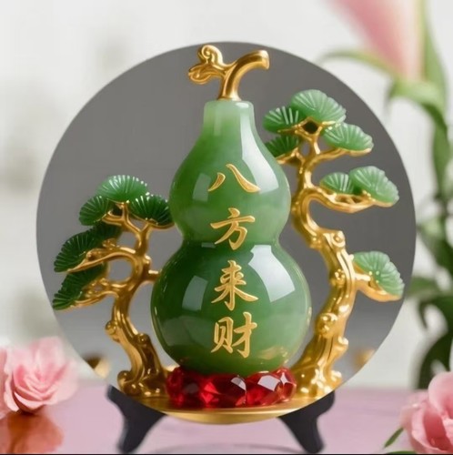 八方来财招财树旺财摆件财源滚滚旺宅开业礼物相框摆台寓意好礼品