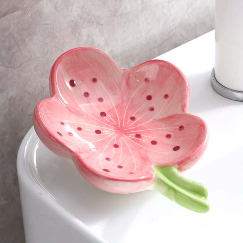 日本进口陶瓷肥皂盒轻奢香皂沥水盒洗手洗漱台放皂置物架免打孔,家庭/个人清洁工具,皂盒,淘宝优惠券,粉丝福利购,淘宝优惠卷