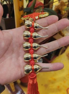 寅亥堂黄铜葫芦串挂件