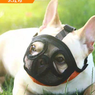中巴哥犬小型犬狗狗嘴套狗狗口罩法斗宠物法牛嘴套通用防咬防叫