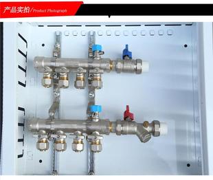 厂分水器遮挡箱暗箱不锈钢拆装 分水器铁箱地暖分水器箱子地促 x式